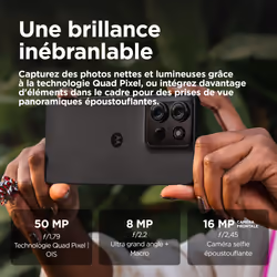 Motorola moto G75 5G 8 Go 256 Go Gris - Vue supplémentaire 6