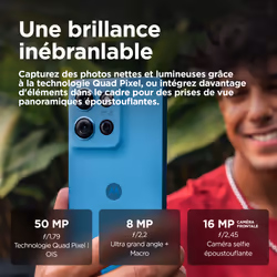 Motorola moto G75 5G 8 Go 256 Go Bleu - Vue supplémentaire 6