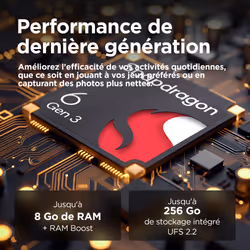 Motorola moto G75 5G 8 Go 256 Go Bleu - Vue supplémentaire 8