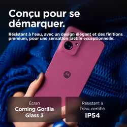 Motorola moto G55 5G 8 Go 256 Go Violet - Vue supplémentaire 7