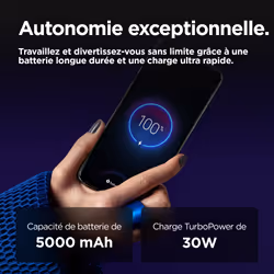 Motorola moto G55 5G 8 Go 256 Go Violet - Vue supplémentaire 8