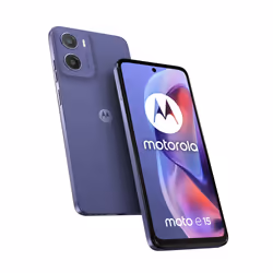 Motorola moto e15, 16,9 cm (6.67"), 2 Go, 64 Go, 32 MP, Android 14 Go edition, Lavande