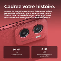 Motorola moto g05 4 Go 256 Go Rouge - Vue supplémentaire 7