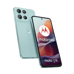 Motorola moto g15 17,1 cm (6.72") Double SIM Android 15 4G USB Type-C 4 Go 128 Go 5200 mAh Bleu clair