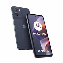 Motorola moto e15, 16,9 cm (6.67"), 2 Go, 64 Go, 32 MP, Android 14 Go edition, Bleu