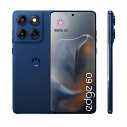 Motorola edge 60 16,9 cm (6.67") Double SIM Android 15 5G USB Type-C 12 Go 512 Go 5200 mAh Bleu