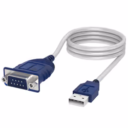 Sabrent CB-9P6F, Bleu, Blanc, 1,82 m, USB Type-A, DB-9, Mâle, Mâle