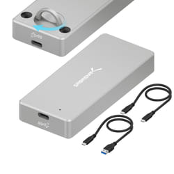 Sabrent EC-WPTF Boîtier de disques de stockage Enceinte ssd Gris M.2