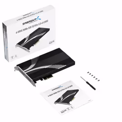 Sabrent 4-DRIVE NVME M.2 SSD TO carte et adaptateur d'interfaces Interne