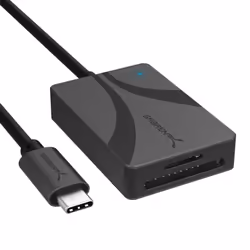 Sabrent CR-CSDM, MicroSDXC, SDXC, Noir, 5000 Mbit/s, Aluminium, Énergie, Windows 8, 10, and 11, MacOS 12 and newer