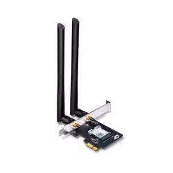 TP-Link Archer T5E, Interne, Sans fil, PCI Express, WLAN / Bluetooth, 867 Mbit/s, Noir