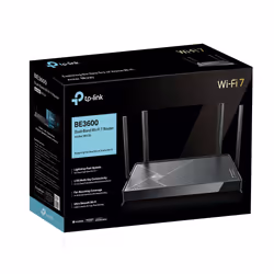 TP-Link Archer BE3600 routeur sans fil 2.5 Gigabit Ethernet Bi-bande (2,4 GHz / 5 GHz) Noir - Vue supplémentaire 4