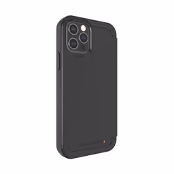 GEAR4 D3O Wembley Flip, Folio, Apple, iPhone 12/12 Pro, 15,5 cm (6.1"), Noir