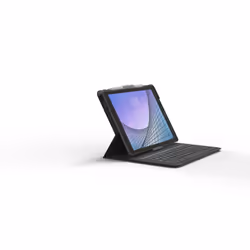 ZAGG Messenger Folio 2, Français, Apple, 10.2-in. iPad (7th & 8th gen), 10.5-in. iPad Air (3rd gen), Charbon de bois, 26, ...