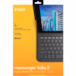 ZAGG Messenger Folio 2 Charbon de bois Bluetooth Allemand - Vue supplémentaire 6