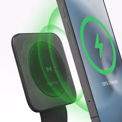 mophie snap+ wireless stand Smartphone Noir Recharge sans fil Charge rapide Intérieure