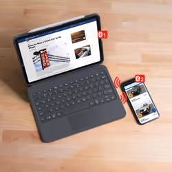 ZAGG Pro Keys Noir Bluetooth QWERTY Anglais britannique - Vue supplémentaire 19