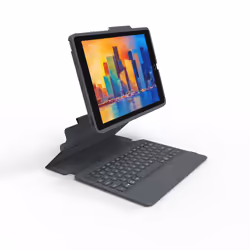 ZAGG Pro Keys, QWERTZ, Suisse, Trackpad, Apple, 10.2-inch iPad (7th & 8th gen.), Noir