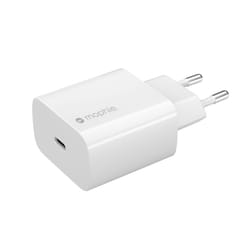 mophie 409908422 chargeur d'appareils mobiles Ordinateur portable, Smartphone, Tablette Blanc Secteur Charge rapide Intérieure