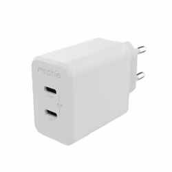 mophie 409909299 chargeur d'appareils mobiles Ordinateur portable, Smartphone, Tablette Blanc Secteur Charge rapide Intérieure