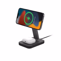 mophie 401309751 chargeur d'appareils mobiles Casque, Smartphone Noir Secteur Recharge sans fil Charge rapide Intérieure