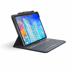 ZAGG Messenger Folio 2, QWERTY, Anglais, Apple, 10.9-inch iPad (Gen 10), Charbon de bois, Sans fil
