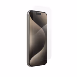 InvisibleShield Glass Elite, Apple, iPhone 15 Pro, Anti-bactérien, Résistant aux rayures, Incassable, Transparent, 1 pièce(s)
