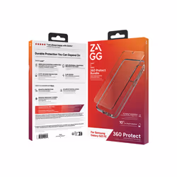 ZAGG Luxe + Glass 360 6.4" Housse Transparent