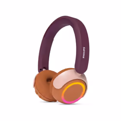 Philips TAK4200MP/00, Sans fil, 20 - 20000 Hz, Appels/Musique, 129 g, Casque, Orange, Violet, Rose