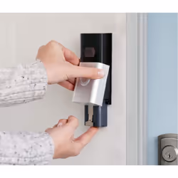 Ring Video Doorbell 3 Noir, Nickel