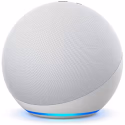 Amazon Echo (4th gen), Amazon Alexa, Sphérique, Blanc, Allemand, Anglais, Espagnol, Français, Italien, Android, Fire OS, iOS, ...