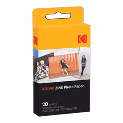 Kodak ZINK Photo Paper, 20 pièce(s), États-Unis, 124 mm, 65 mm, 18 mm, 35 g