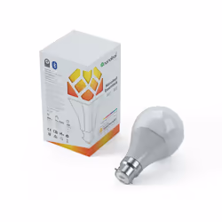 Nanoleaf A60, Ampoule intelligente, Blanc, Bluetooth, LED, B22, Multicolore