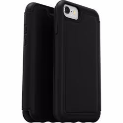 Coque à rabat - Otterbox - Strada - Antichoc - Cuir véritable - Noir