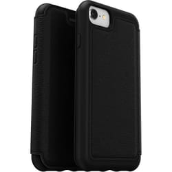 Coque à rabat - Otterbox - Strada - Antichoc - Cuir véritable - Noir