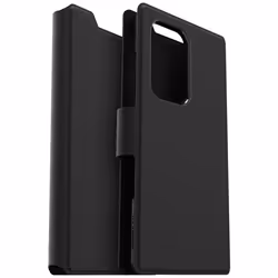 Coque de protection - OTTERBOX - Strada Via - Samsung Galaxy S22 Ultra - Cuir noir - Aimantée