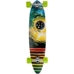 Longboard Pintail - Maui & Sons - 39 pouces - Jaune - Pour Skate park et Urbain