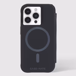 Case-mate CM051440, Étui avec portefeuille, Apple, iPhone 15 Pro, 15,5 cm (6.1"), Noir