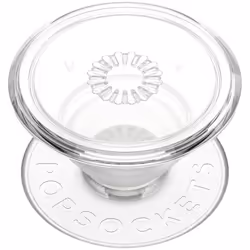 PopGrip Clear PopSockets - Blanc - Pour Smartphones et tablettes - 3 et 10 diagonale décran