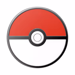 PopSockets Pokémon - Pokéball Enamel, Grip, Rouge, Noir, Blanc, Métal, Universel, 1 pièce(s), 38,8 mm