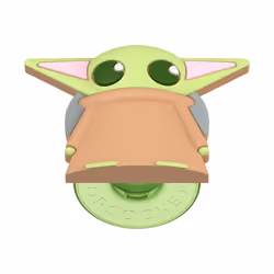PopSockets Star Wars Mandalorian - PopOut Grogu, Grip, Châtain clair, Vert clair, Métal, Universel, 1 pièce(s)