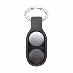 PopSockets PopPuck Starter Pack Black Flip, Bracelet magique, Métal, Gris, Noir