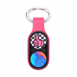 PopSockets PopPuck Starter Pack Pink Punk, Bracelet magique, Métal, Orange, Rose, Bleu, Noir