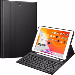 Clavier Housse - FINTIE - iPad 10.2 - Italien - Bluetooth - Ultra fin