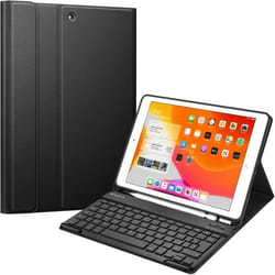 Clavier Housse - FINTIE - iPad 10.2 - Italien - Bluetooth - Ultra fin