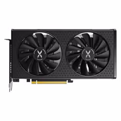 XFX RX-76PSWFTFY, Radeon RX 7600, 8 Go, GDDR6, 128 bit, PCI Express 4.0, 2 ventilateur(s)