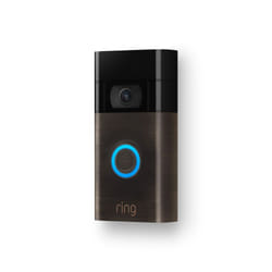 Ring Video Doorbell Noir, Bronze