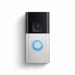 Ring Battery Doorbell Plus, Noir, Nickel, Maison, 2-voies, 150°, 150°, Sans fil