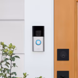 Ring Battery Doorbell Plus Noir, Nickel