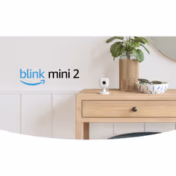 Amazon Blink Mini 2 Cube Caméra de sécurité IP Intérieure et extérieure Sur bureau/mural